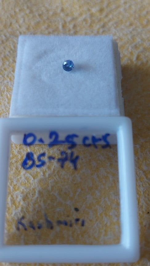 0.25 Carat Natural Blue Sapphire Stone