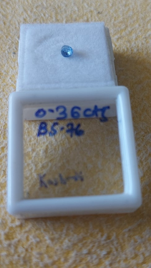 0.36 Carat Natural Blue Sapphire Stone