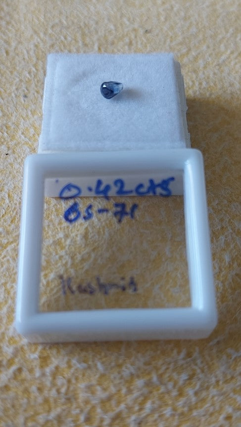 0.42 Carat Natural Blue Sapphire Stone