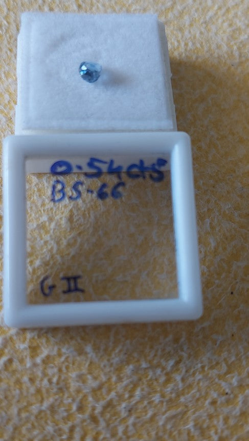 0.54 Carat Natural Blue Sapphire Stone