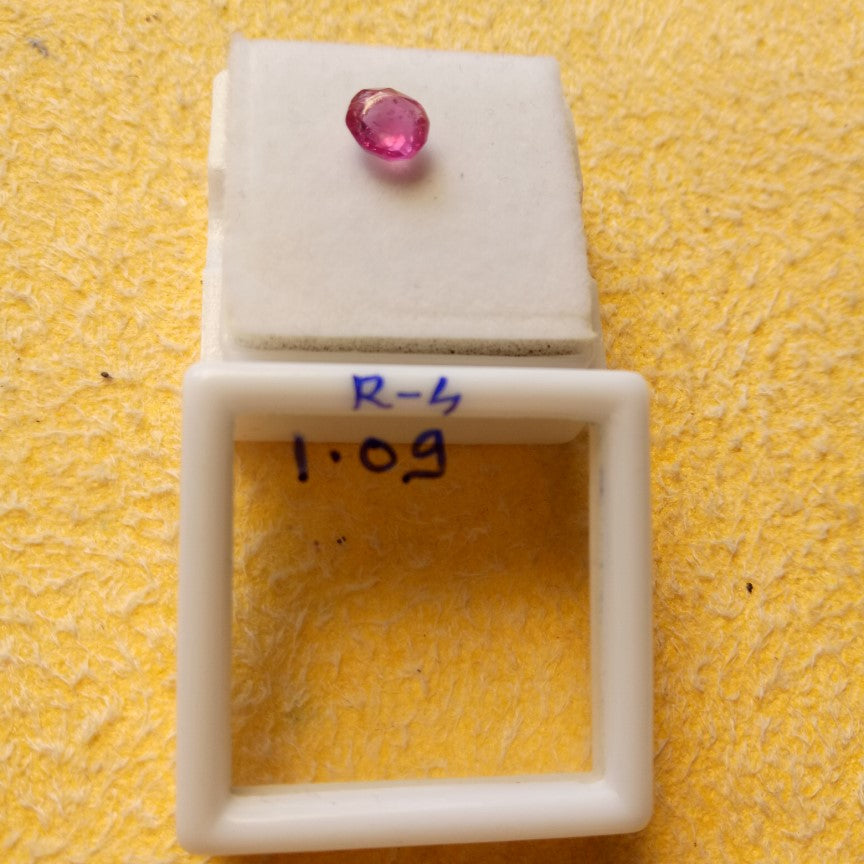 1.09 Carat Natural Old Ruby