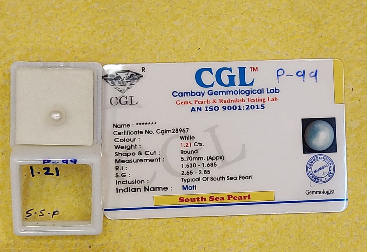 1.21 Carat Natural Pearl