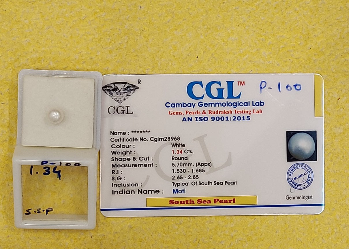 1.34 Carat South Sea Pearl