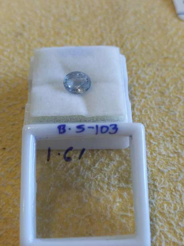 1.61 Carat Natural Blue Sapphire Stone