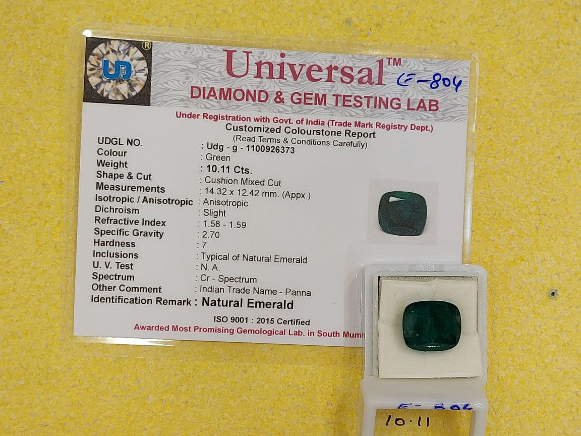 10.11 Carat Natural Emerald Stone
