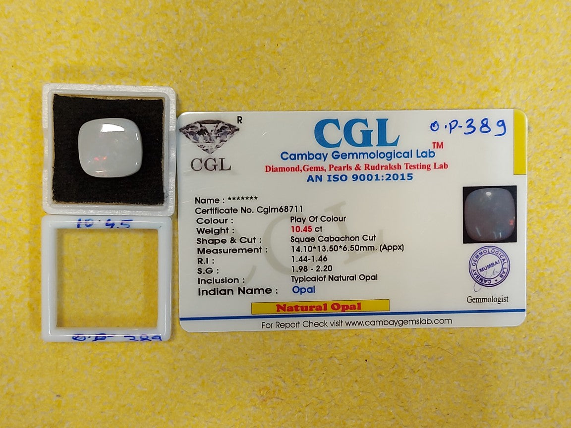 10.45 Carat Natural Opal Stone