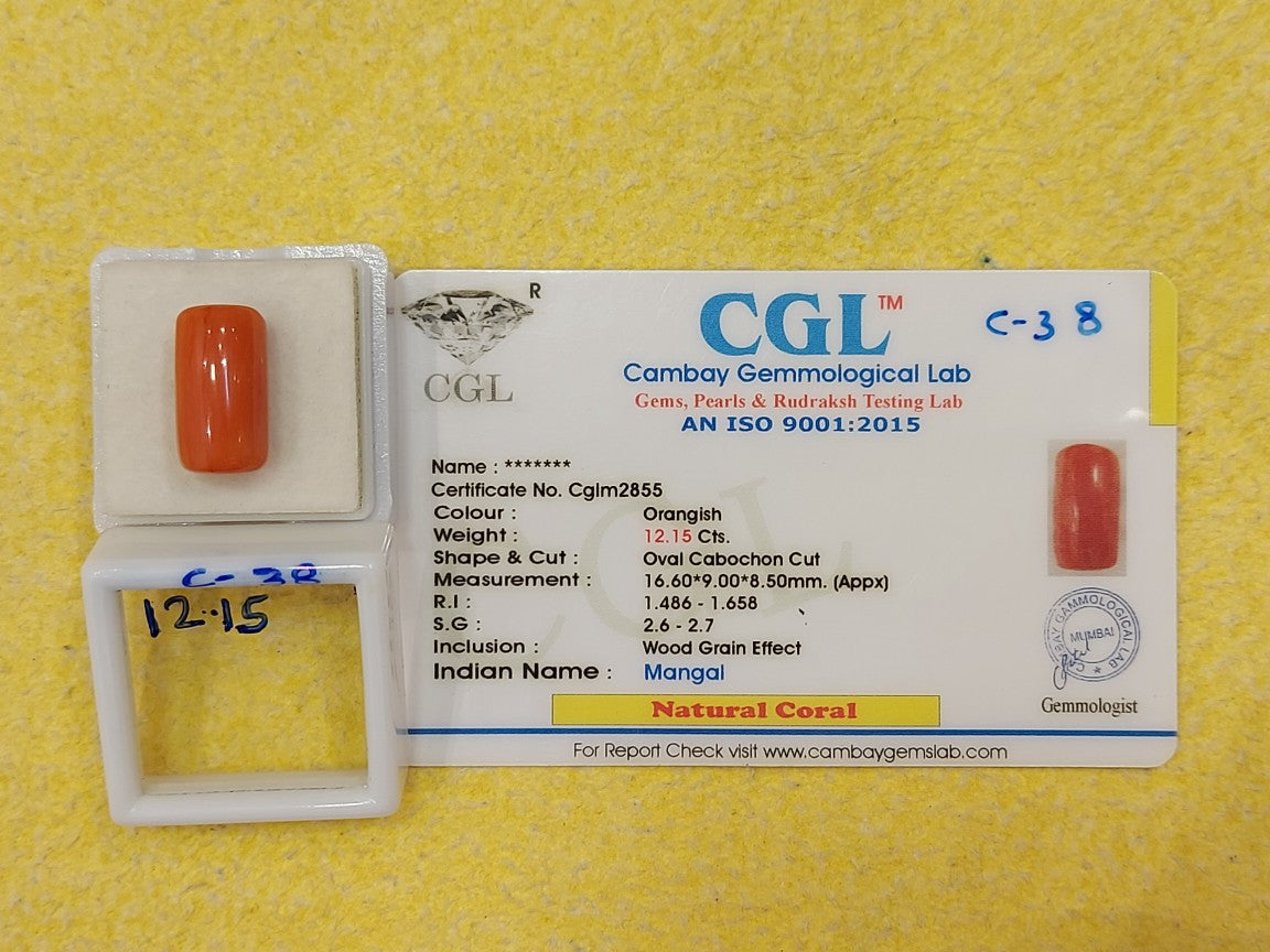 12.15 Carat Natural Coral