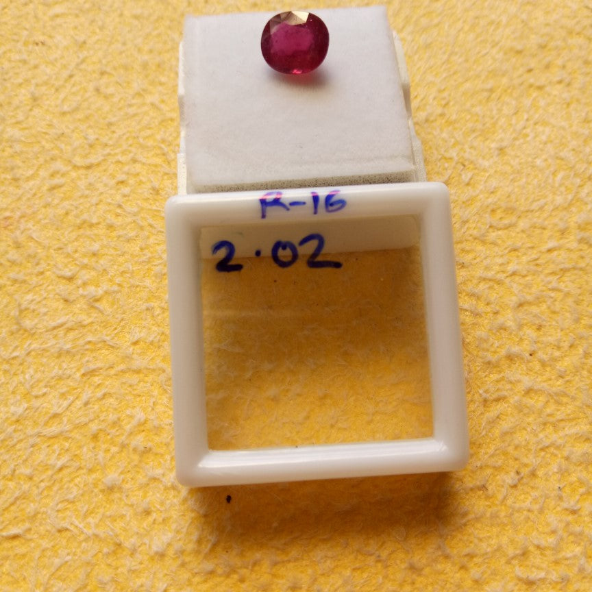2.02 Carat Natural Old Ruby