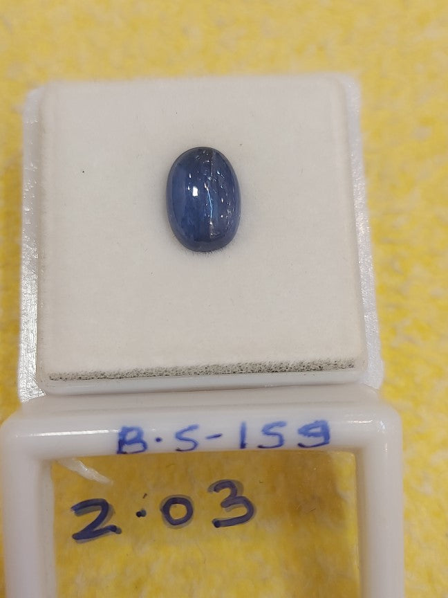 2.03 Carat Natural Blue Sapphire Stone