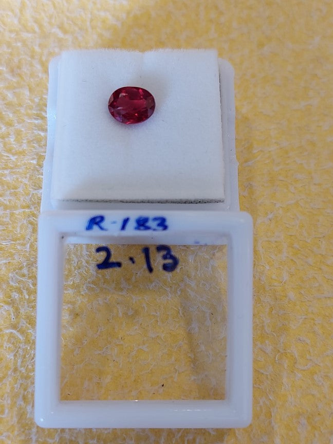 2.13 Carat Natural Old Ruby