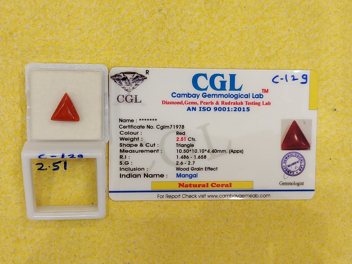 C-129 Carat Natural Coral
