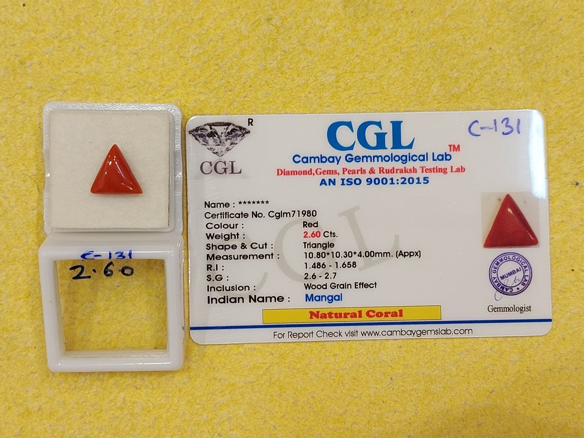 C-131 Carat Natural Coral