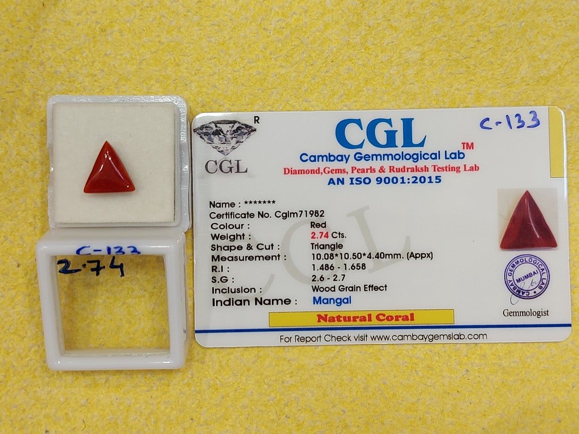 C-133 Carat Natural Coral