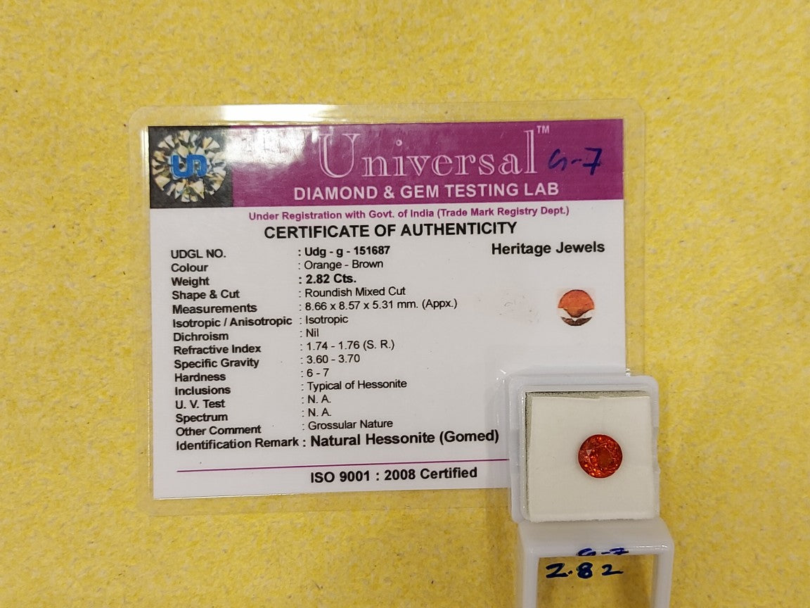 2.82 Carat Natural Garnet