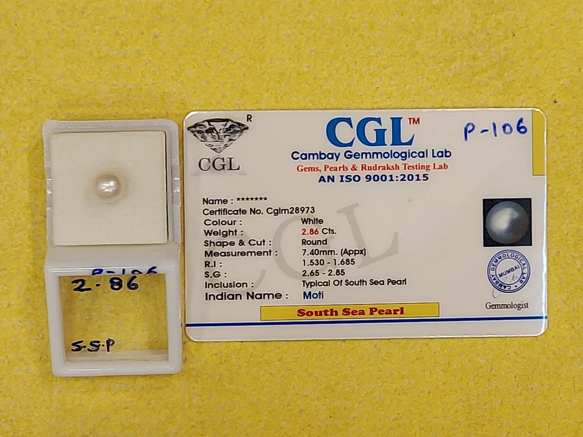 2.86 Carat Natural Pearl