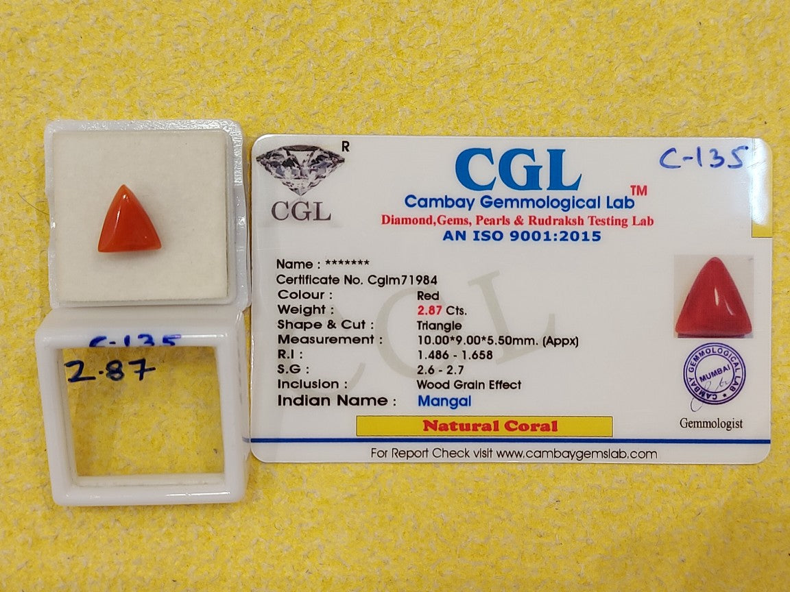 C-135 Carat Natural Coral