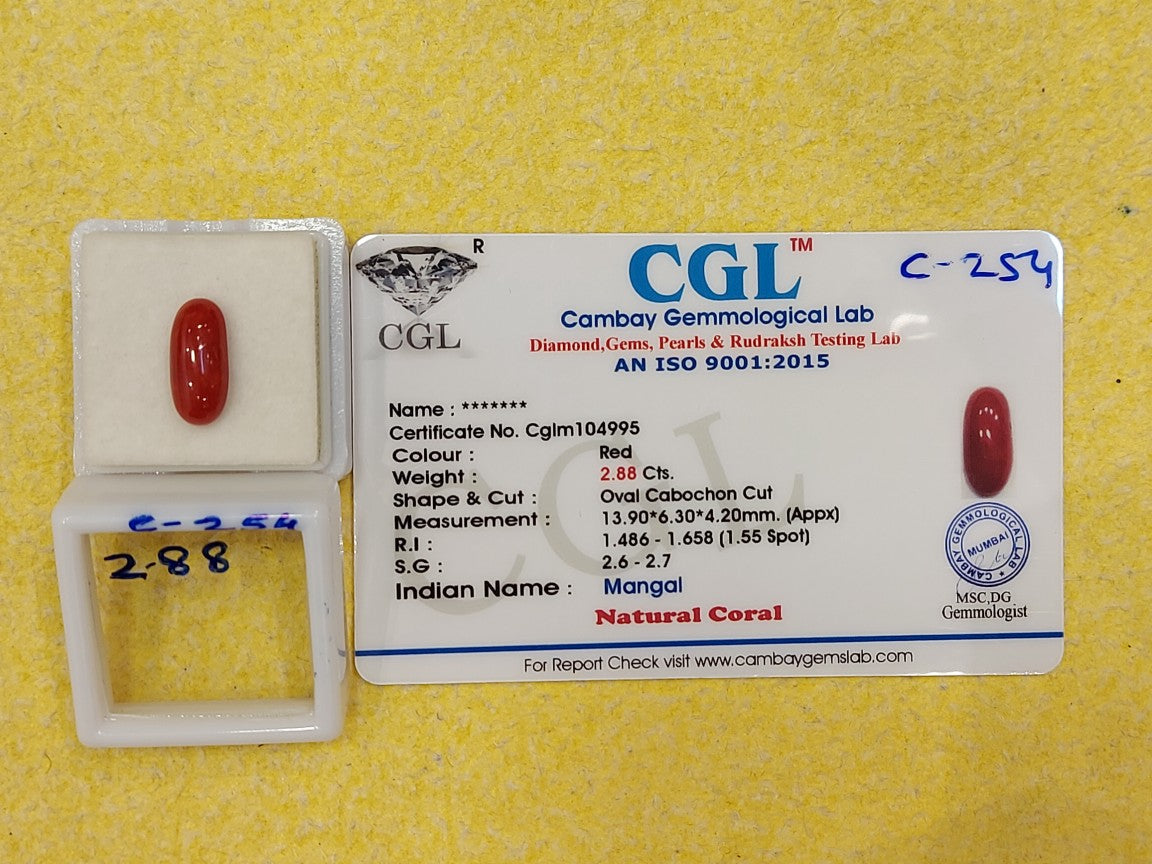 C-254 Carat Natural Coral