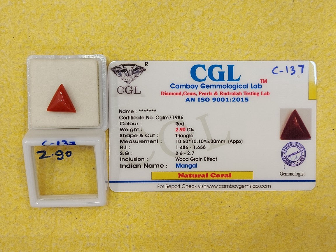 C-137 Carat Natural Coral