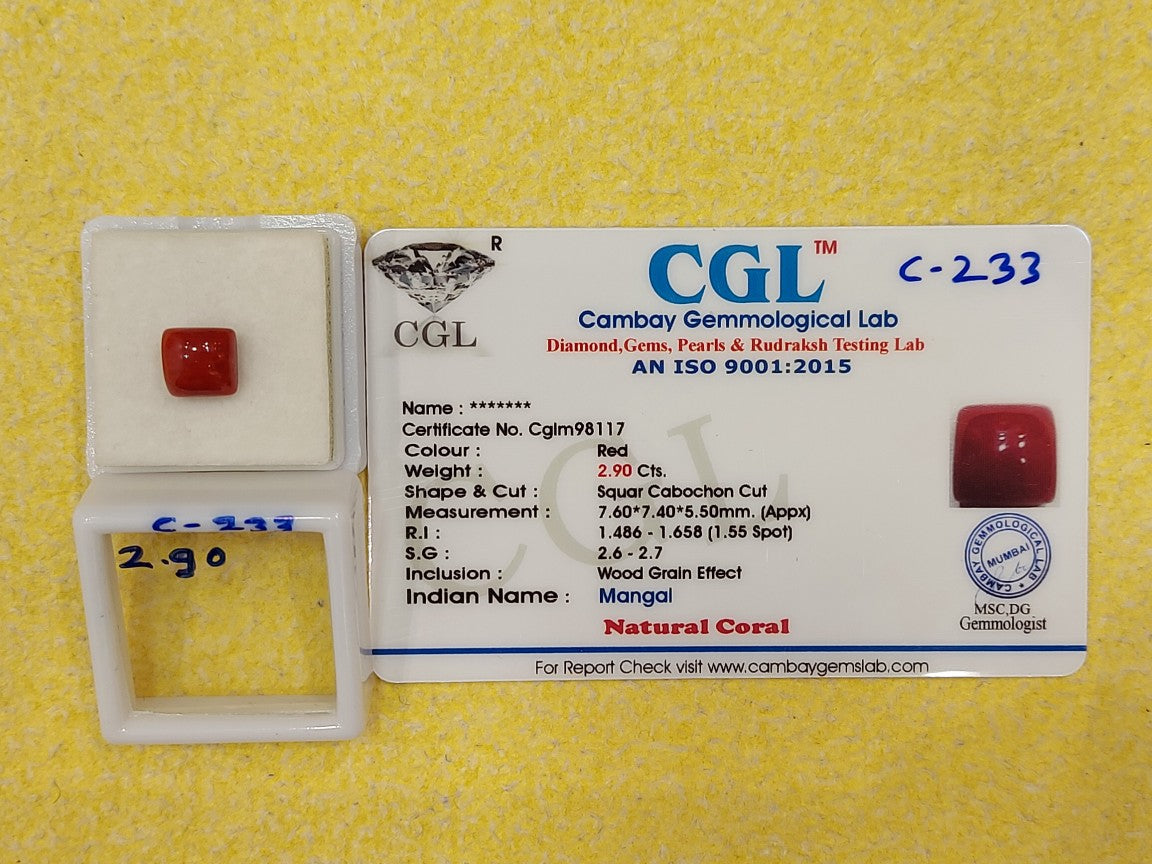 C-233 Carat Natural Coral