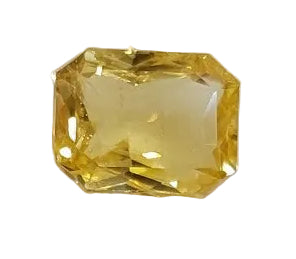 3.03 Carats GII Certified Natural Sri-Lankan Ceylon Yellow Sapphire Gemstone