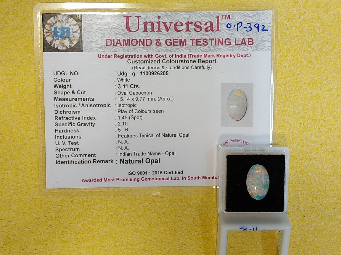 3.11 Carat Natural Opal Stone