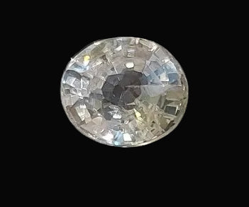 3.15 Carat Natural White Sapphire Stone