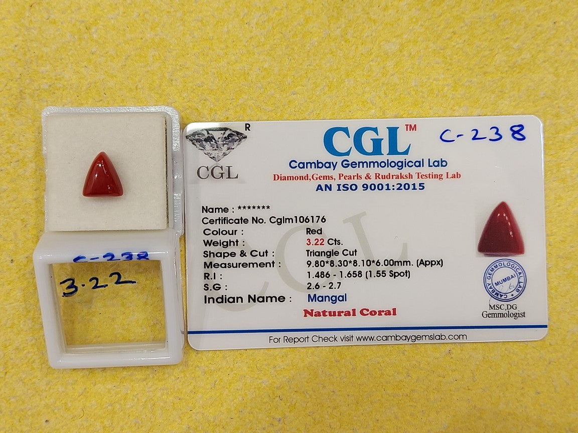 C-238 Carat Natural Coral
