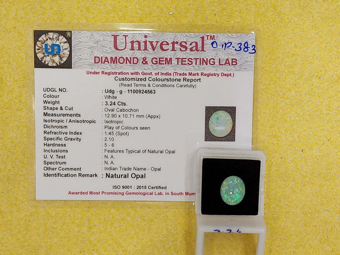 3.24 Carat Natural Opal Stone