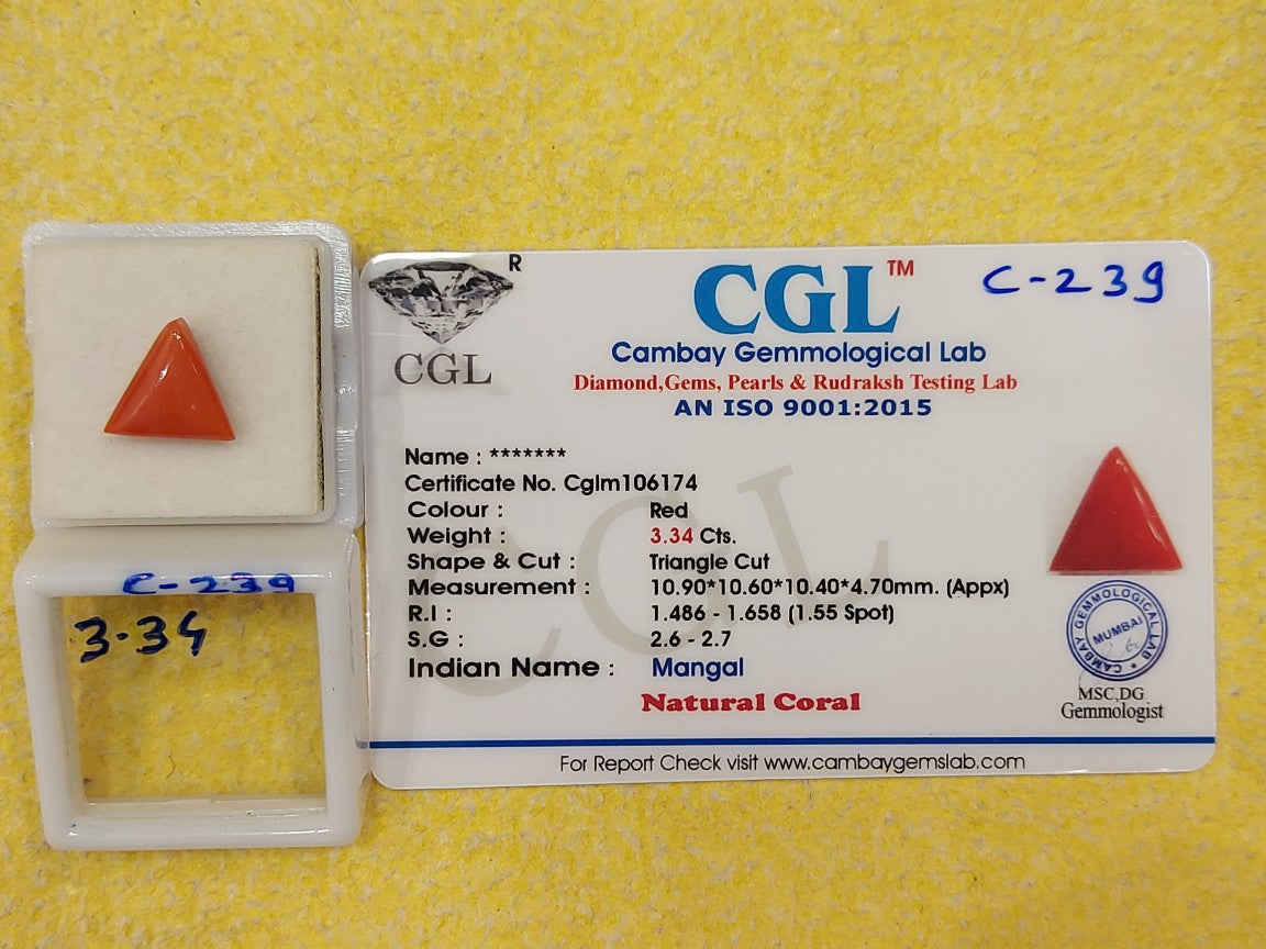 C-239 Carat Natural Coral