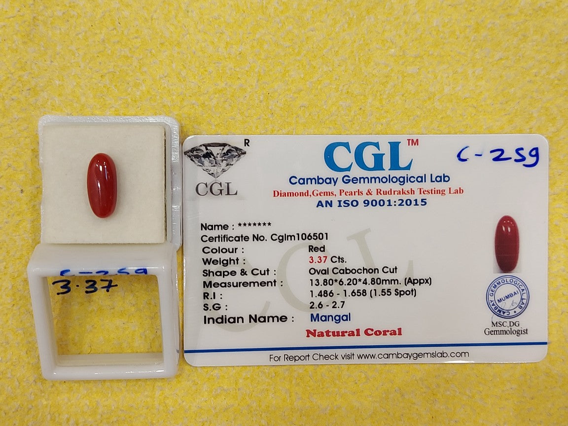 C-259 Carat Natural Coral