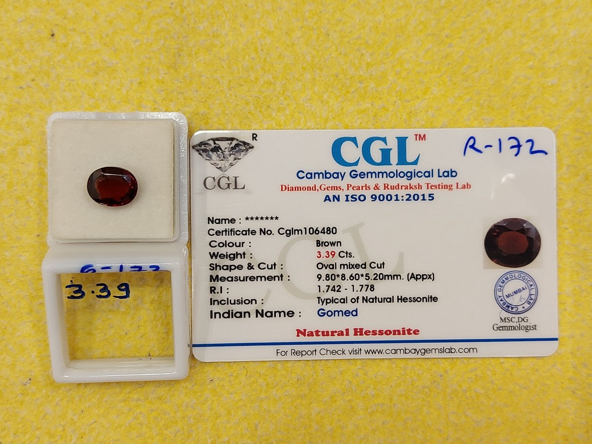 3.39 Carat Natural Garnet