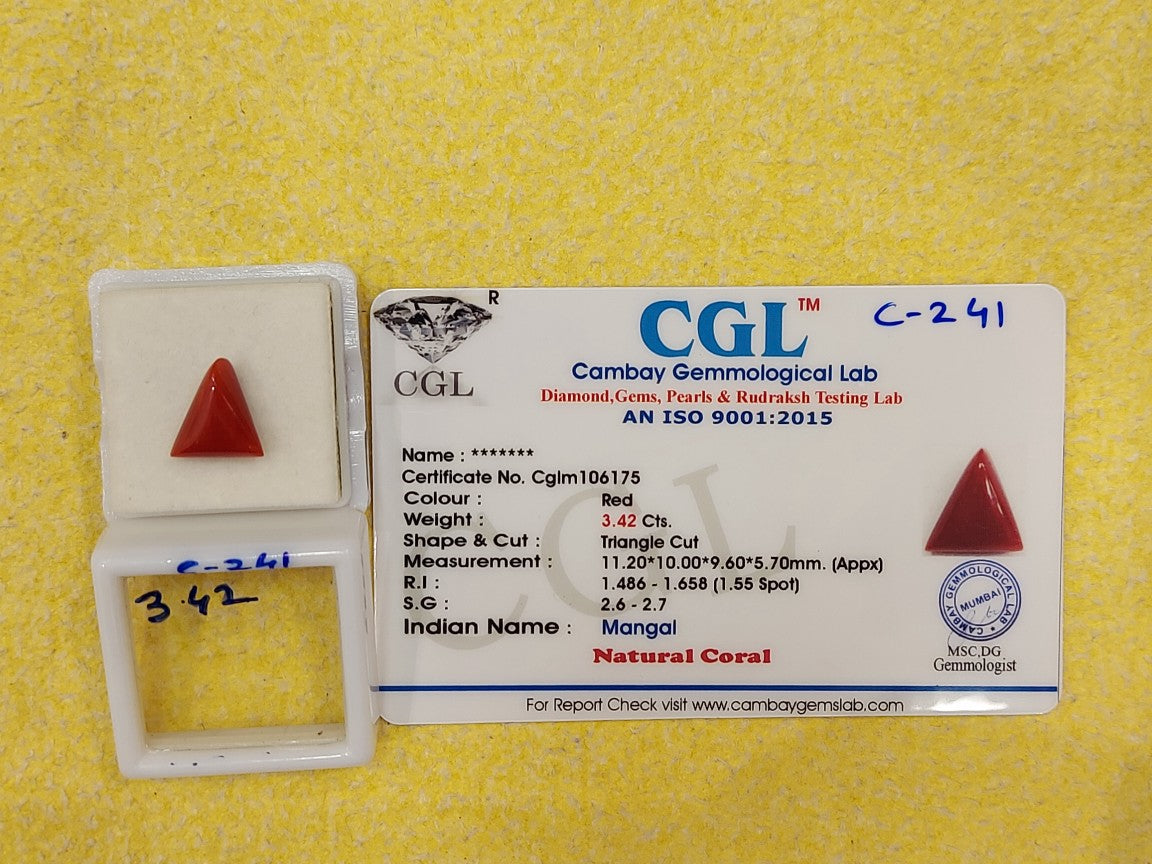 C-241 Carat Natural Coral