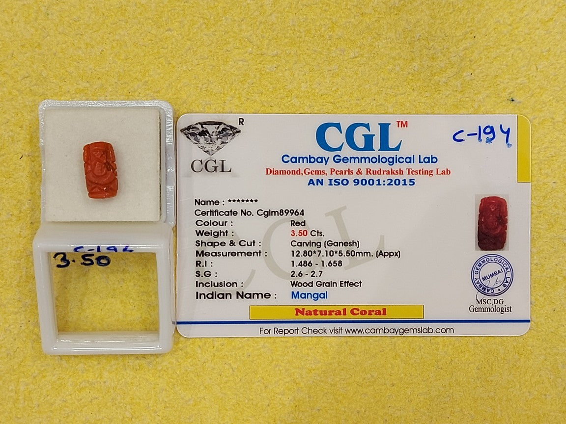 C-194 Carat Natural Coral