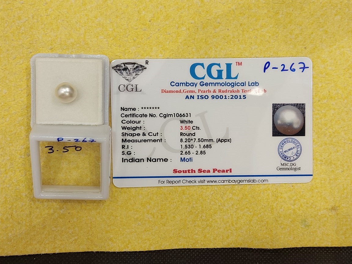 3.50 Carat Natural Pearl