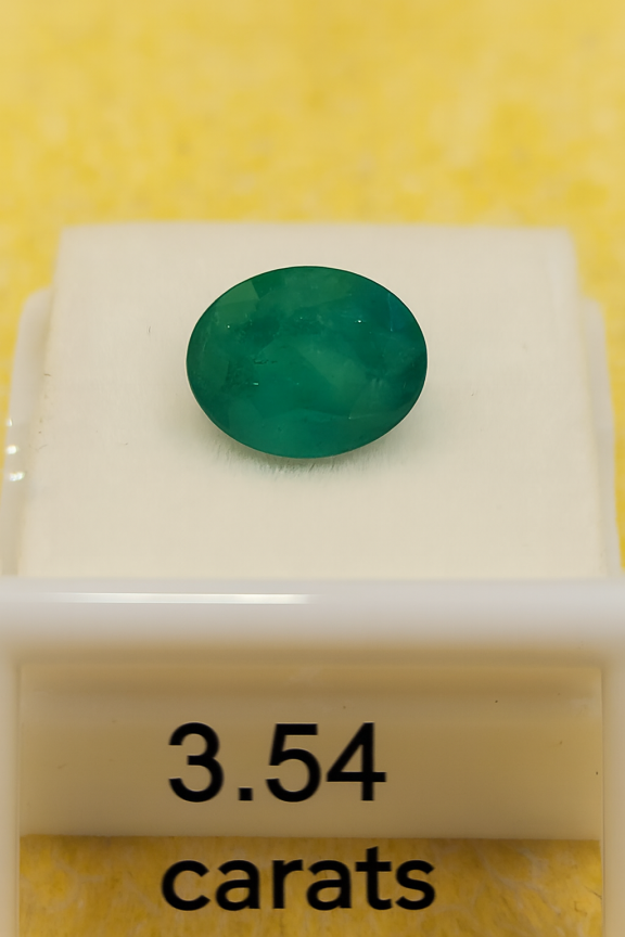 3.54 Carat Natural Emerald Stone