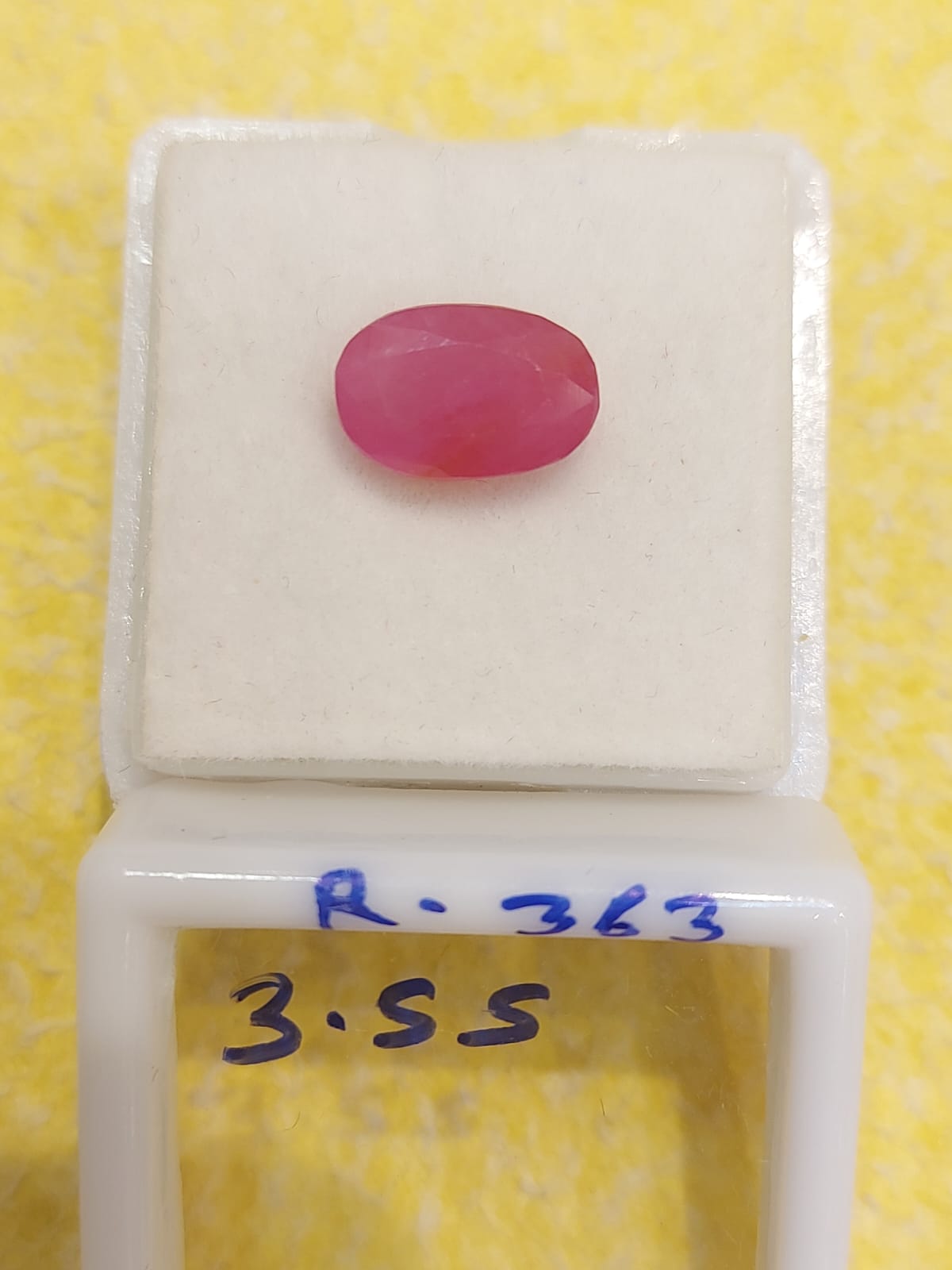 3.55 Carat Natural Old Ruby