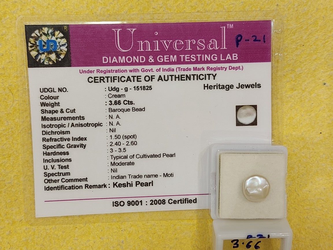 3.66 Carat Natural Pearl