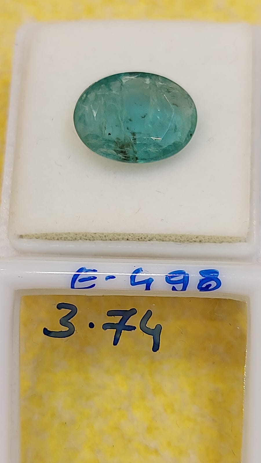 3.74 Carat Natural Emerald Stone