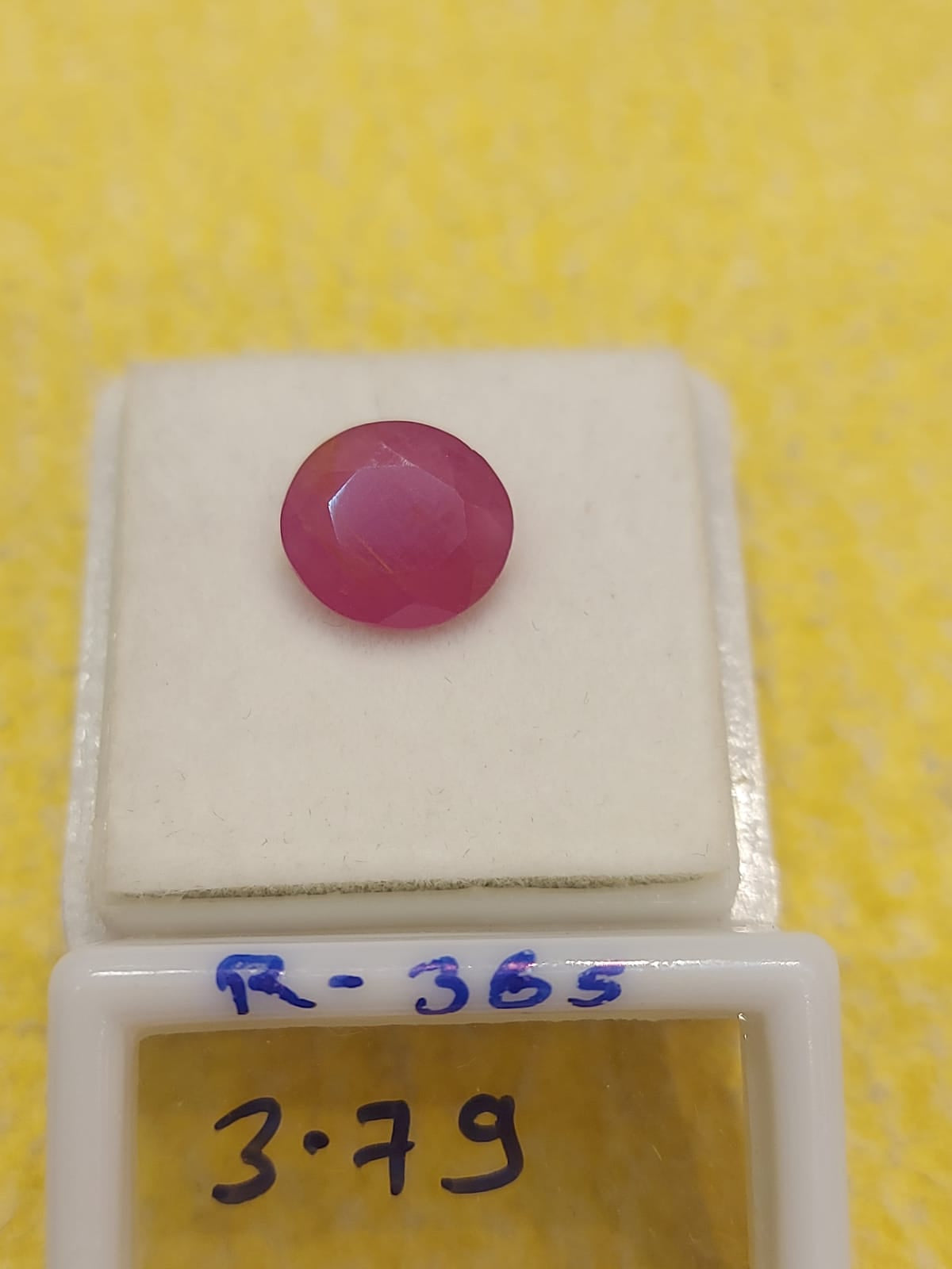 3.79 Carat Natural Old Ruby