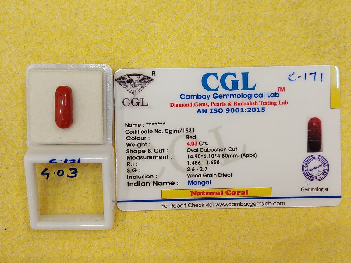 4.03 Carat Natural Coral