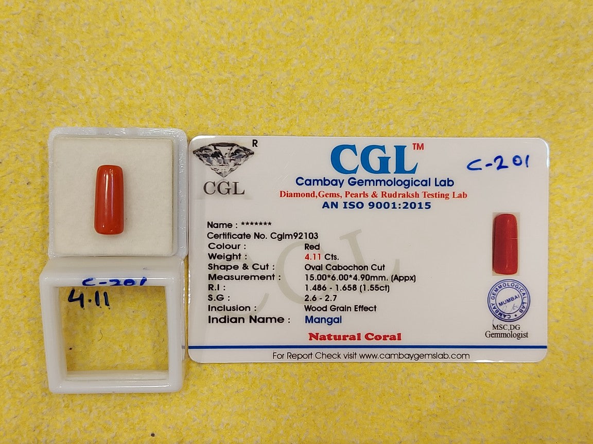 4.11 Carat Natural Coral
