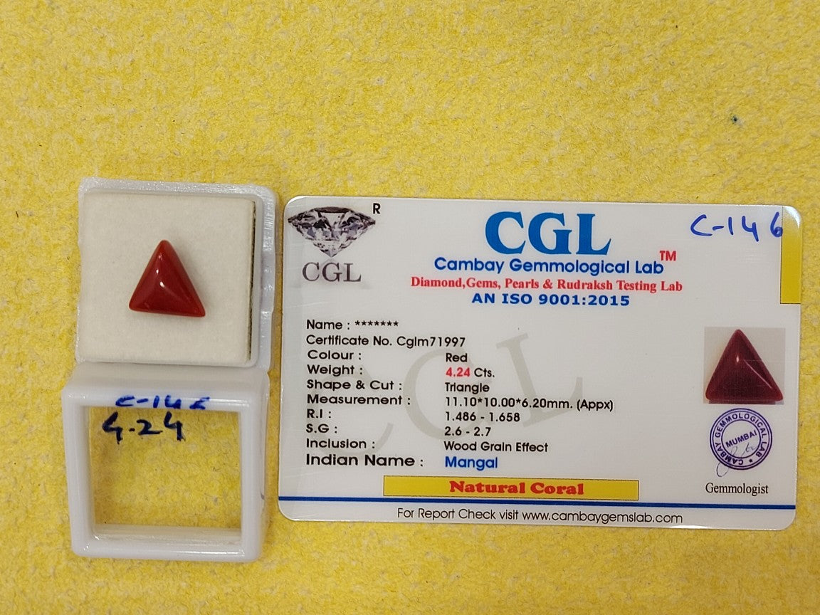4.24 Carat Natural Coral