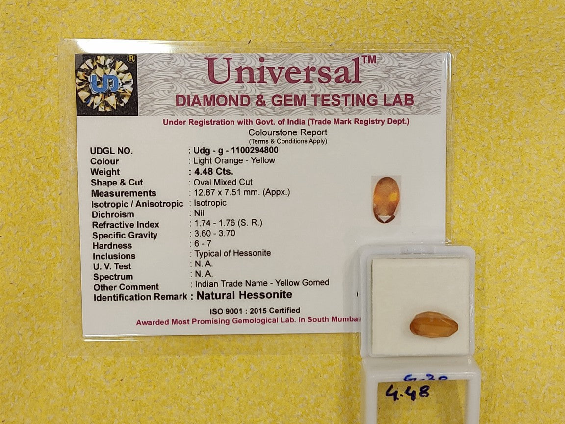 4.48 Carat Natural Garnet