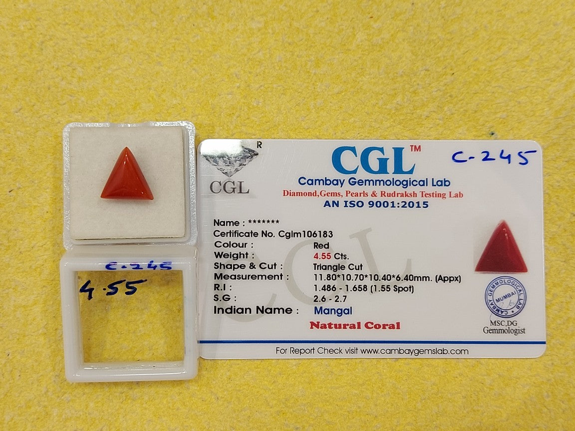 4.55 Carat Natural Coral