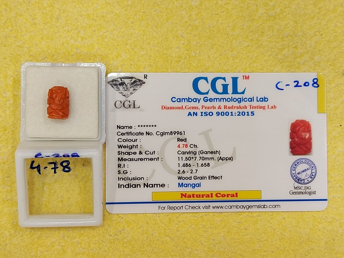 4.78 Carat Natural Coral