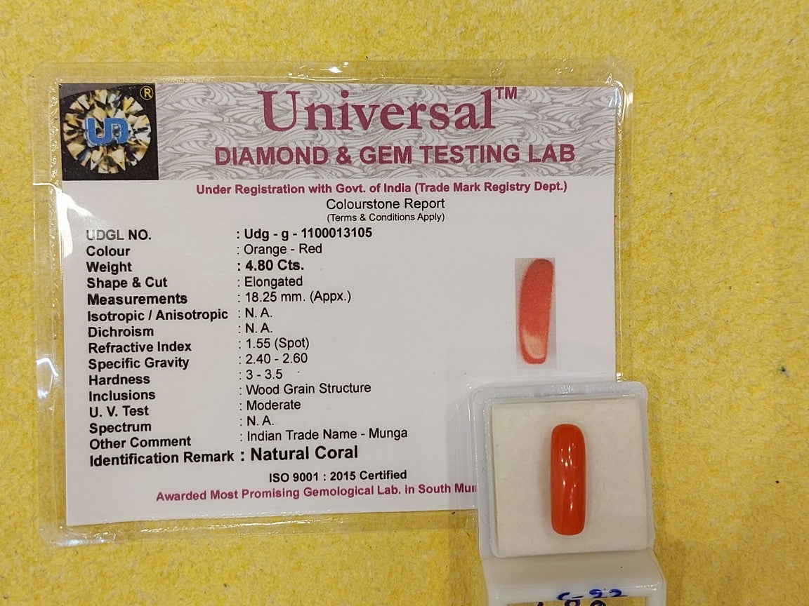 4.80 Carat Natural Coral