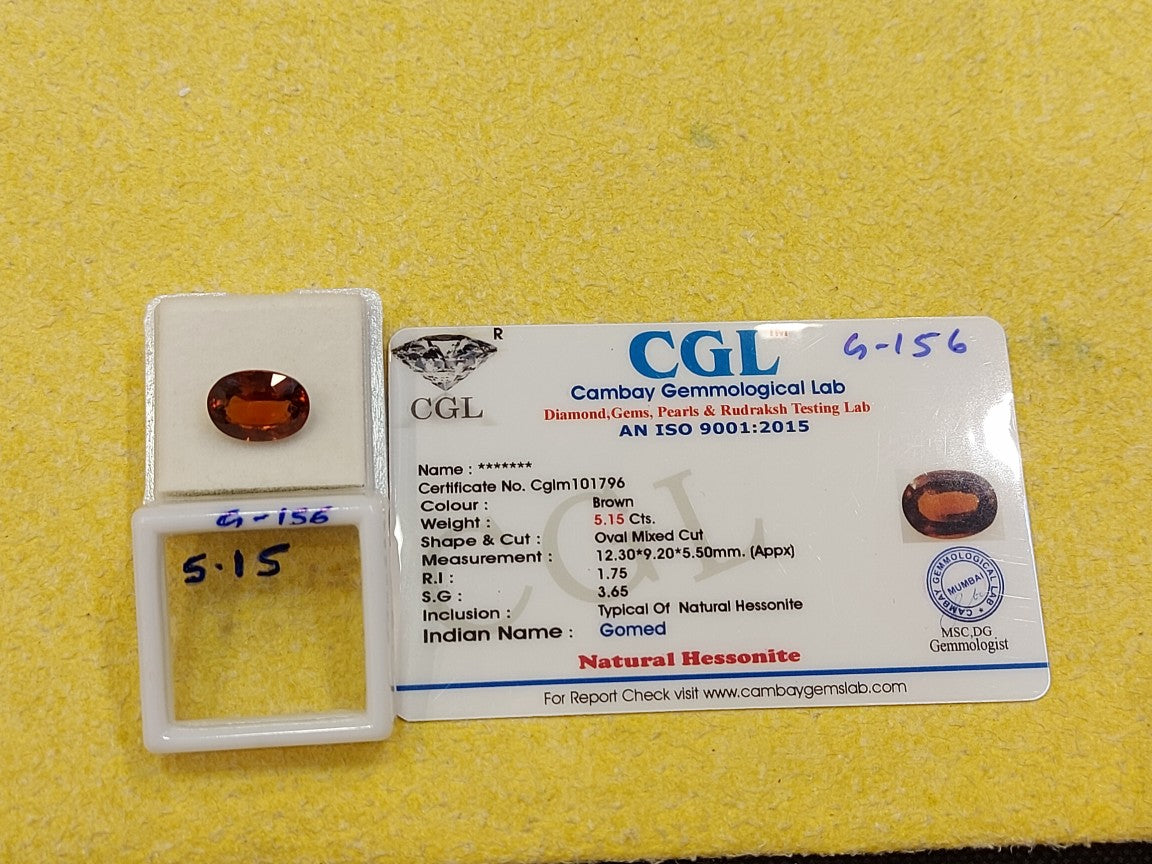 5.15 G-156 Carat Natural Garnet