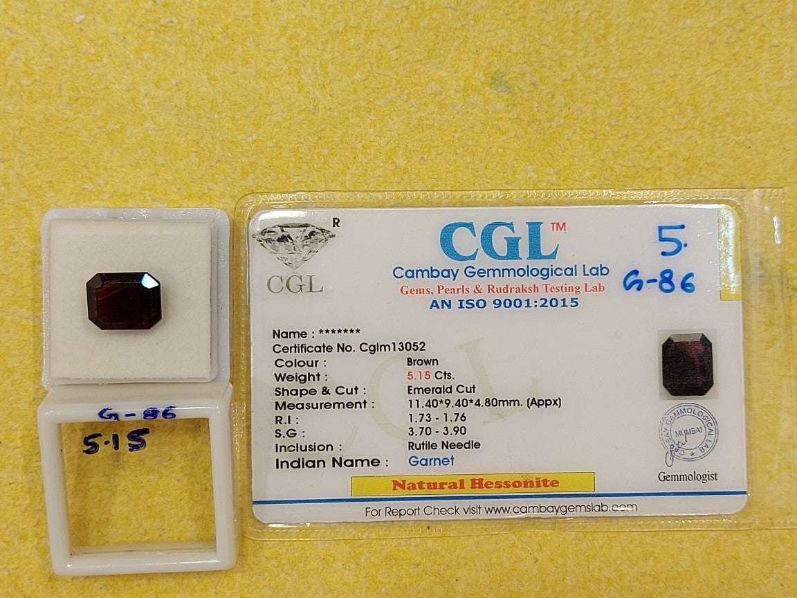 5.15 Carat Natural Garnet