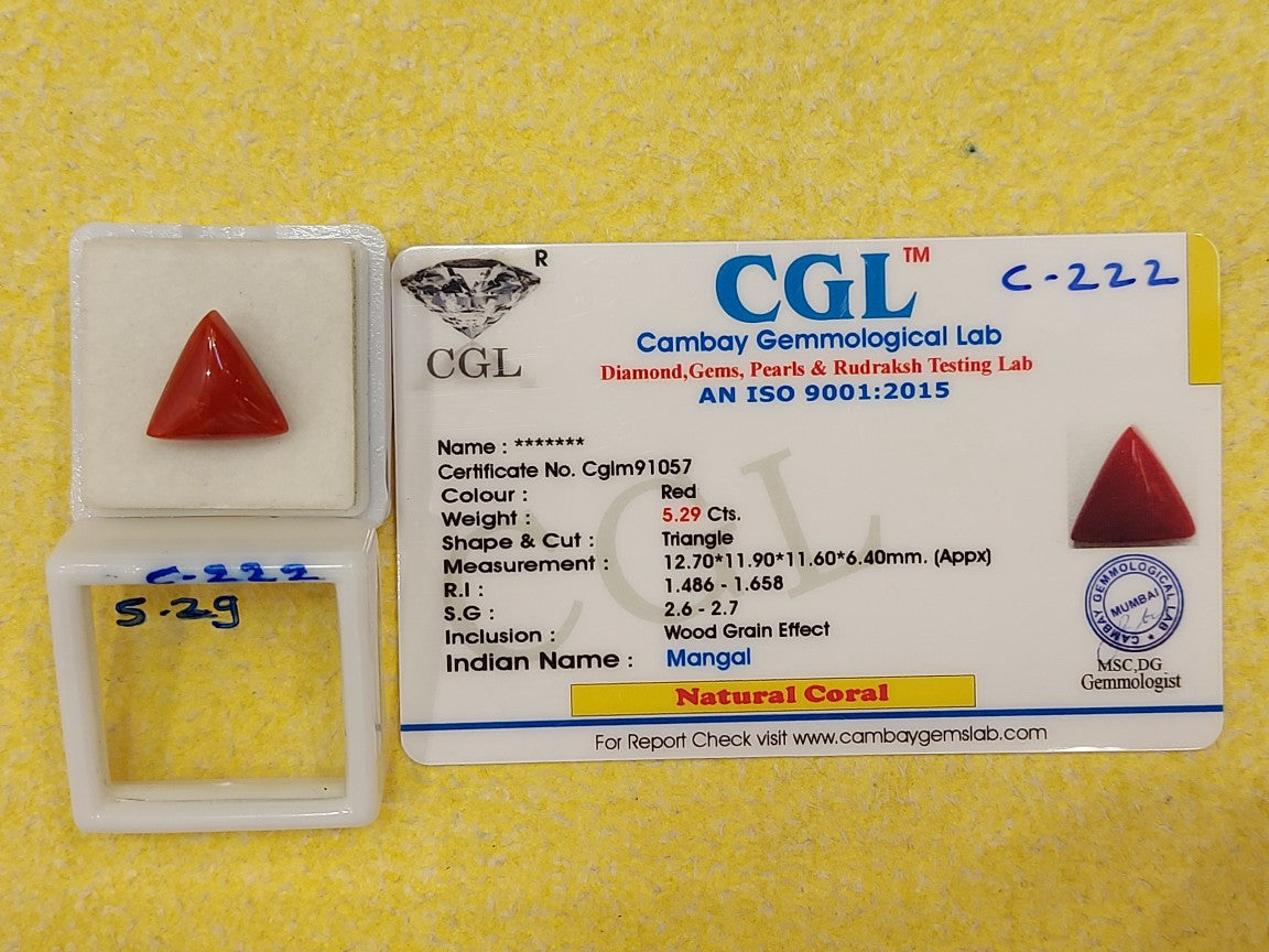 5.29 Carat Natural Coral