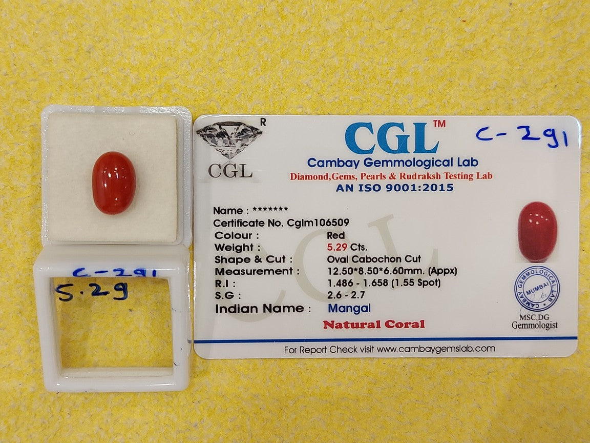 5.29 Carat Natural Coral